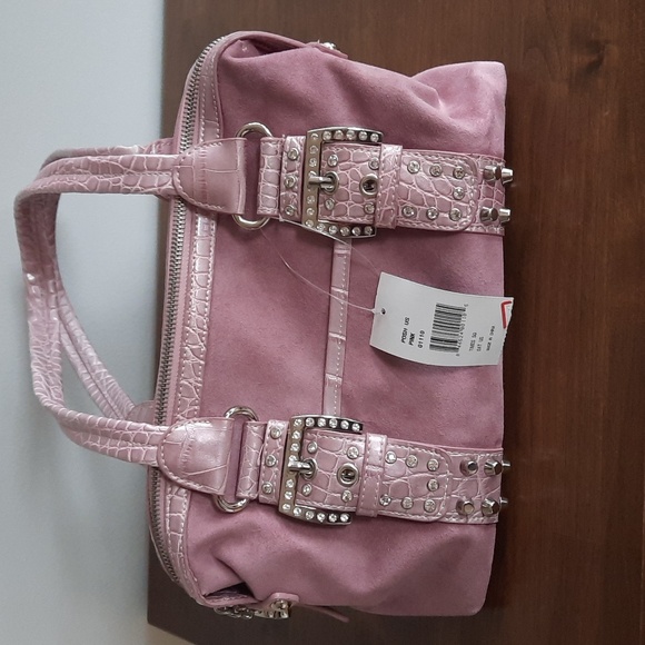 Kathy Van Zeeland Handbags - Pink bag with bling